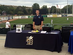 At Dehler Park during MSUB Night at the Mustangs in the fall of 2016.